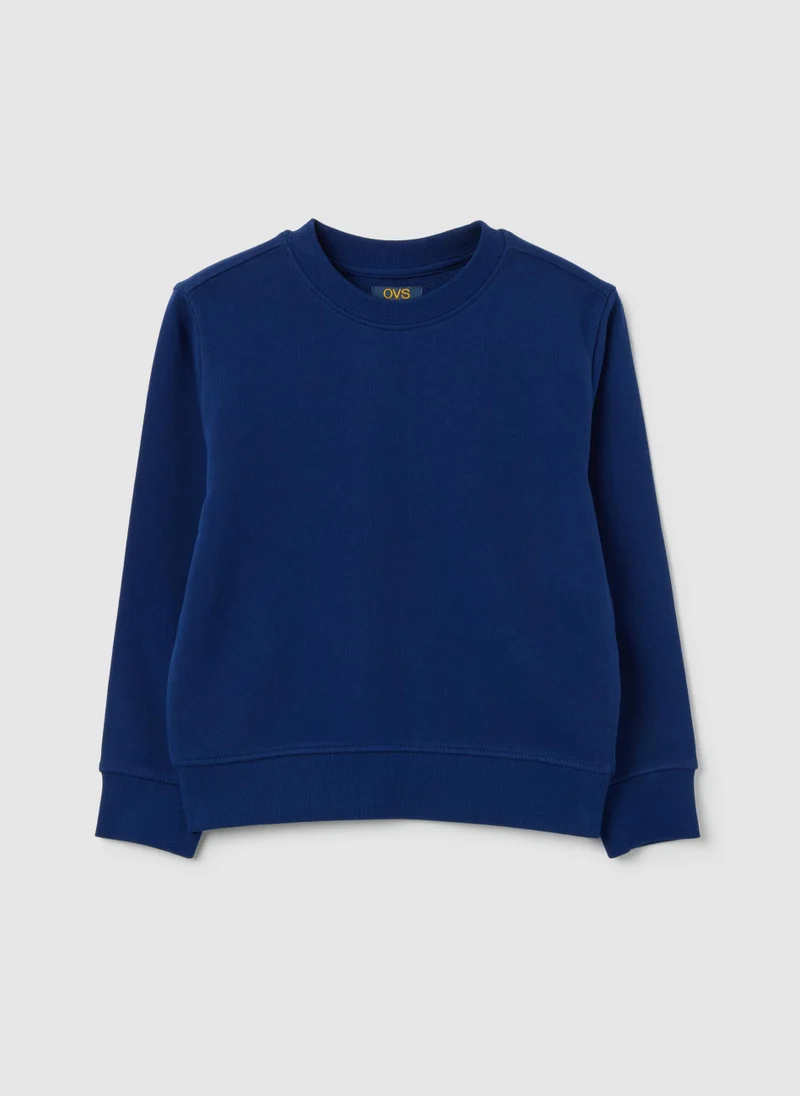 Ovs OVS Kids' Sweatshirt In Pure Blue Cotton